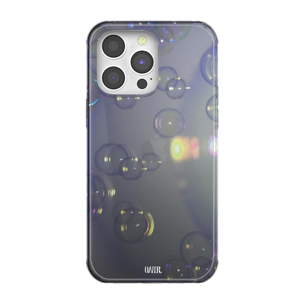 Bluely soap bubble translucent jelly iPhone case