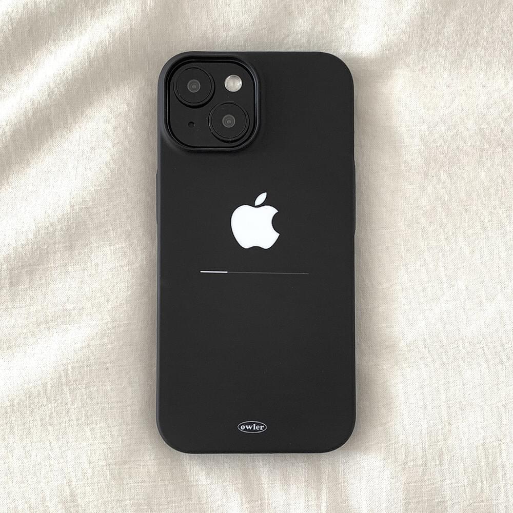 Apple Loading Black Matte Hard iPhone Case