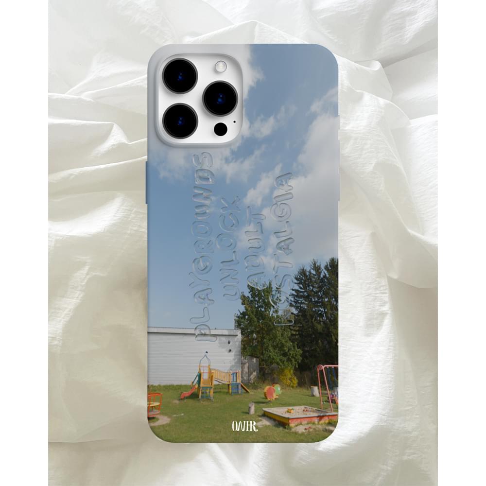 Playground background 3D printing hard iPhone case 手机壳