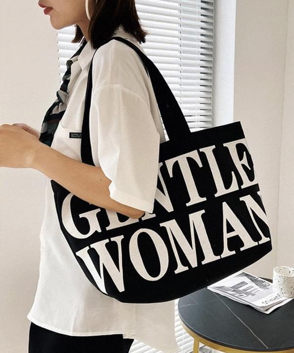 Shatz lettering eco bag canvas bag 帆布包