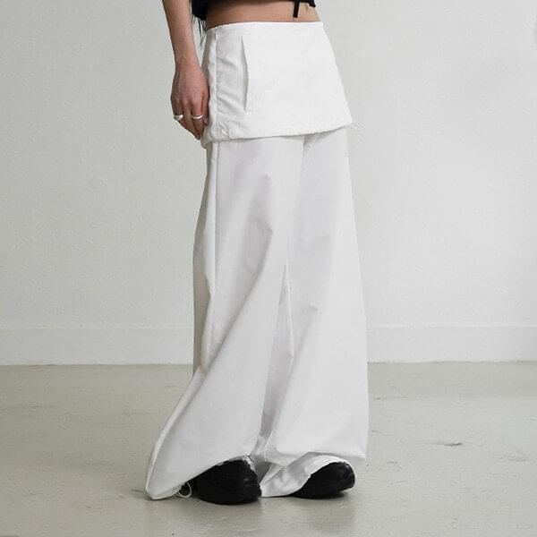 Kumi layered skirt pants