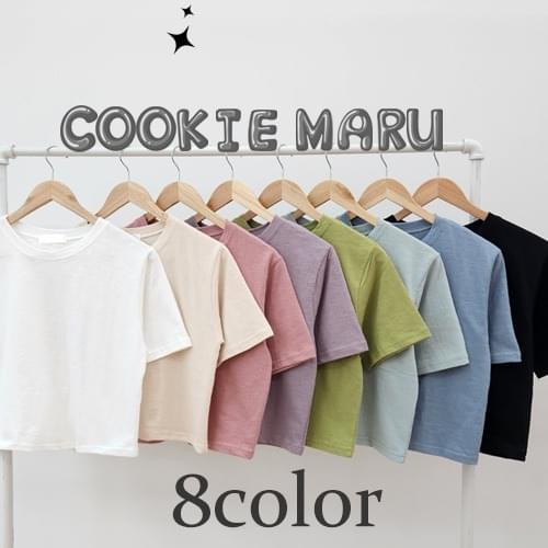 Slavic crop color short sleeve t-shirt 短袖上衣