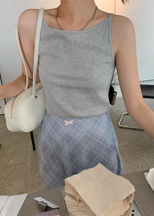 Hibit Ribbed Ribbed Sleeveless 无袖