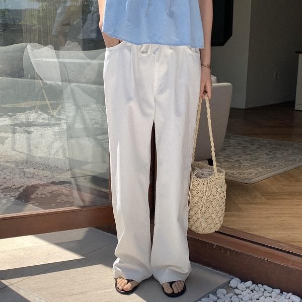Merini wide cotton pants