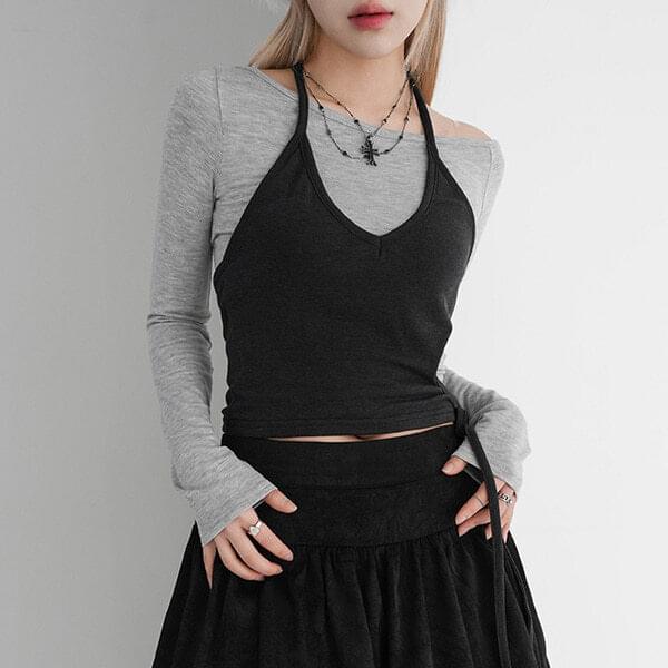 Byte Halter Sleeveless & T-shirt