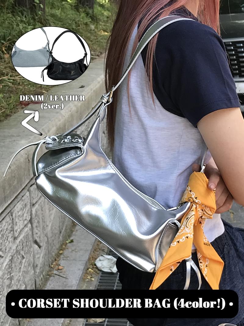 CORSET SHOULDER BAG (4color)