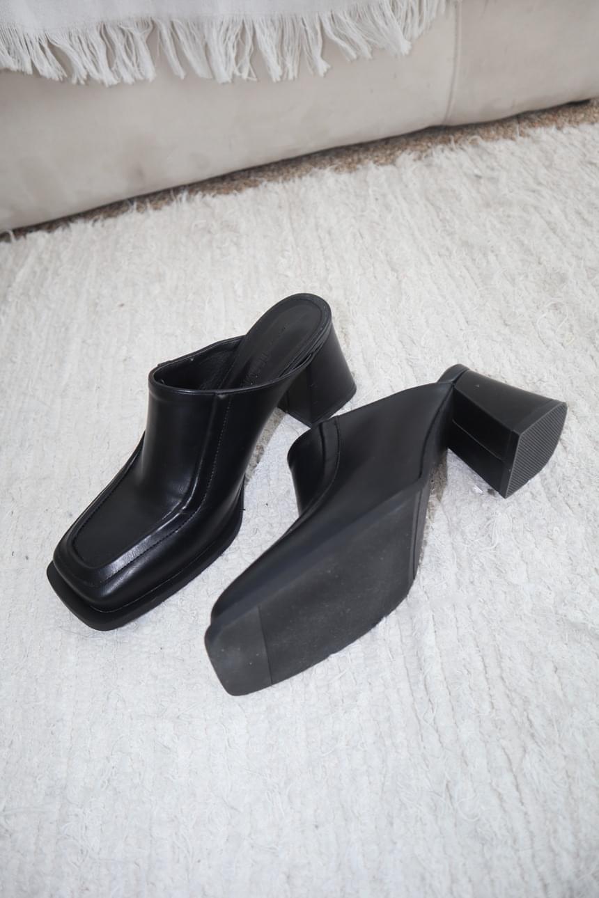 chunky mul loafer 跟鞋