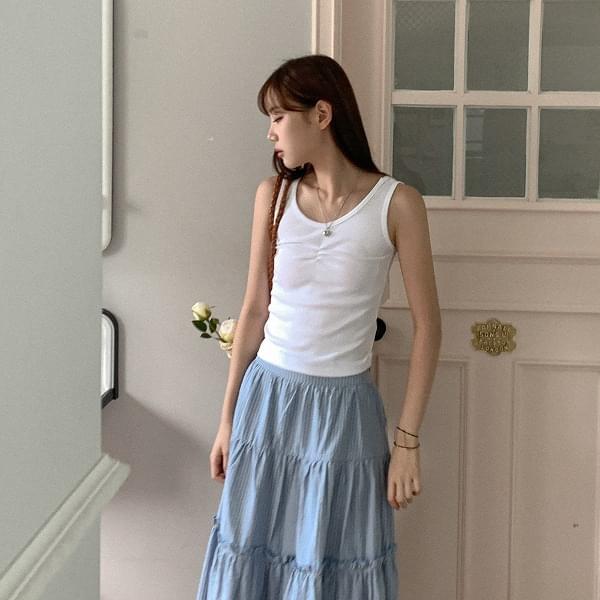 Conrad Modal Shirring Sleeveless