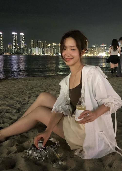 세이 레이스블라우스가디건
