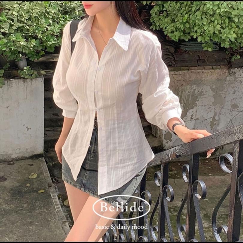 Saint-Denis collar embroidered lace shirt blouse 衬衫