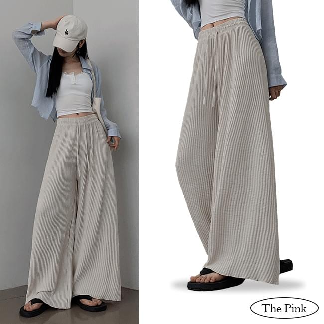 【BAON】Ruini cut banding wide training pants IZZY PANTS – Thread & Supply