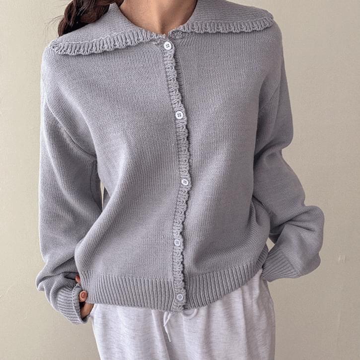 Water Wave Knitwear Cardigan