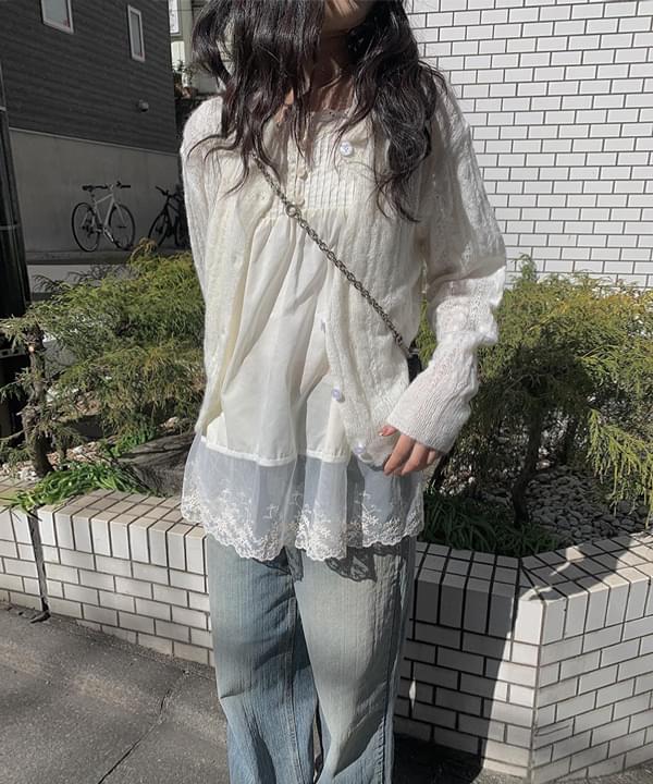 PSY Lace Layered Top Sleeveless