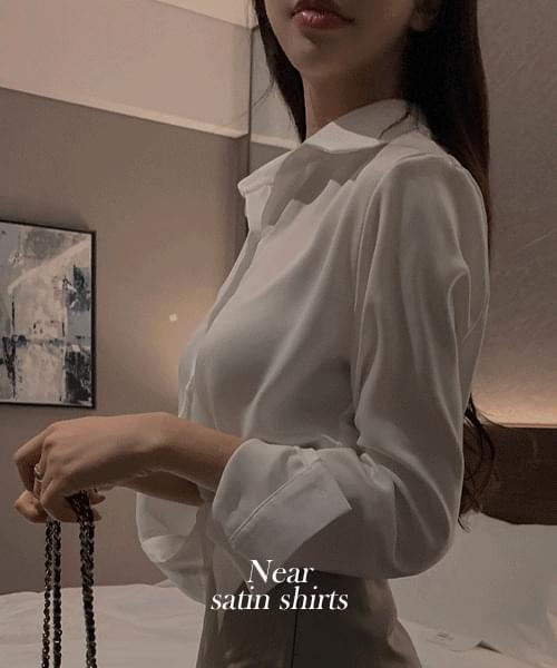 Near satin shirt blouse