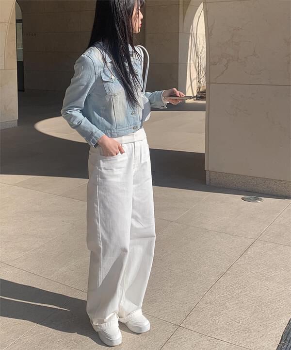 Blooming denim denim jacket