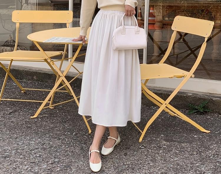 Ravedon Banding Flare Long Skirt 裙子