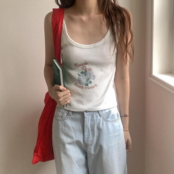 Villon Flower Cotton Sleeveless
