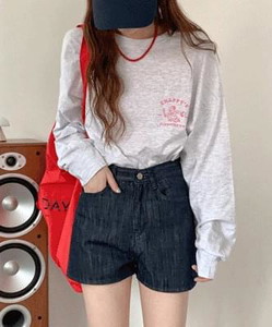 Mojini cotton printed box tee