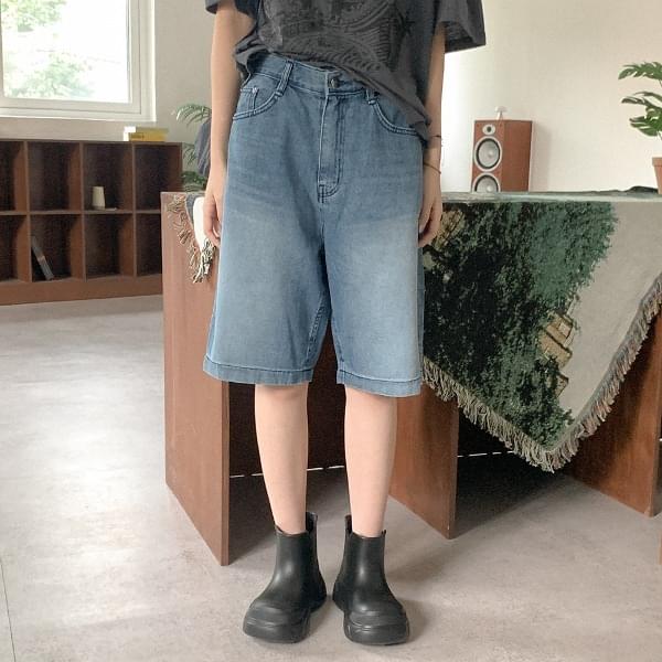 Yaiel denim half pants