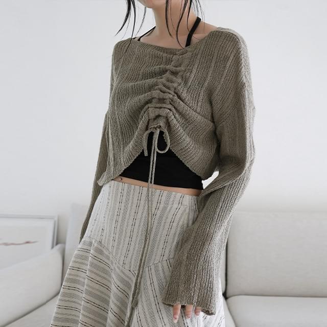 Rie Shirring Knitwear (Ships Today)
