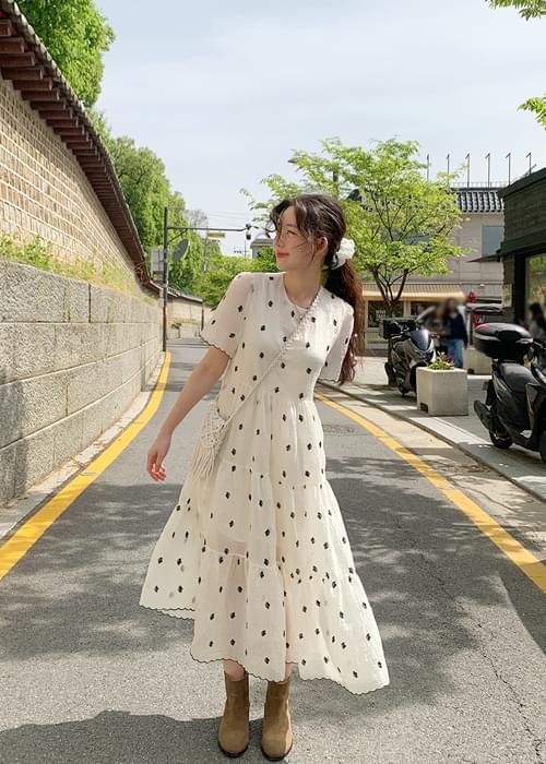 Daisy see-through cancan Dress (Ships Today)