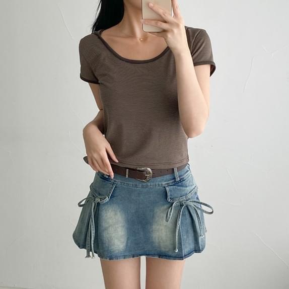 Peki Striped Hoodie T-Colored Hoodie Short Sleeve Hoodie Striped Hoodie Striped Vintage Y2K