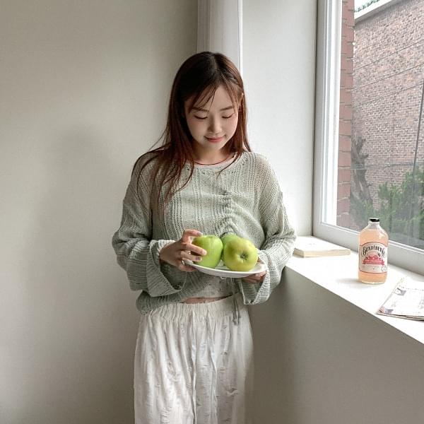Maker String Crop Knitwear