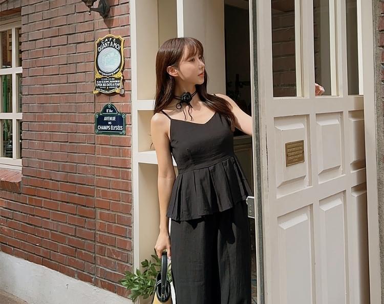 Priange Bustier Banding Wide Two-piece Set (Ships Today)