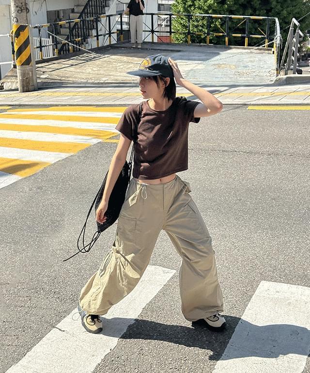 TOMS nylon string cargo pants - 3 colors (Ships Today)