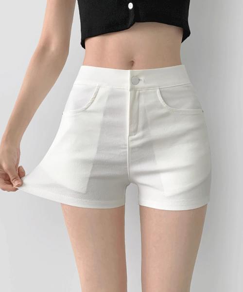 High elastic Spandex tight slim fit shorts