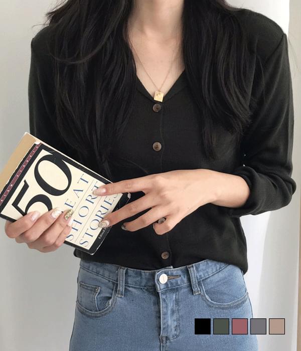 Sailor collar cardigan