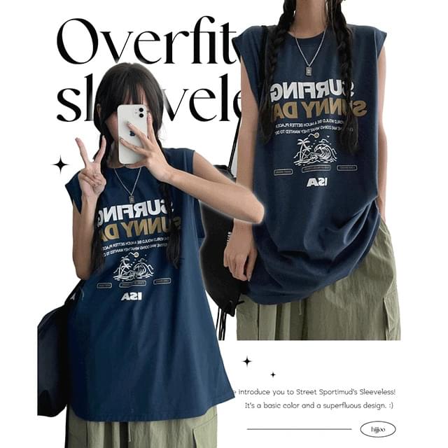Moral Sleeveless Sleeveless Tee