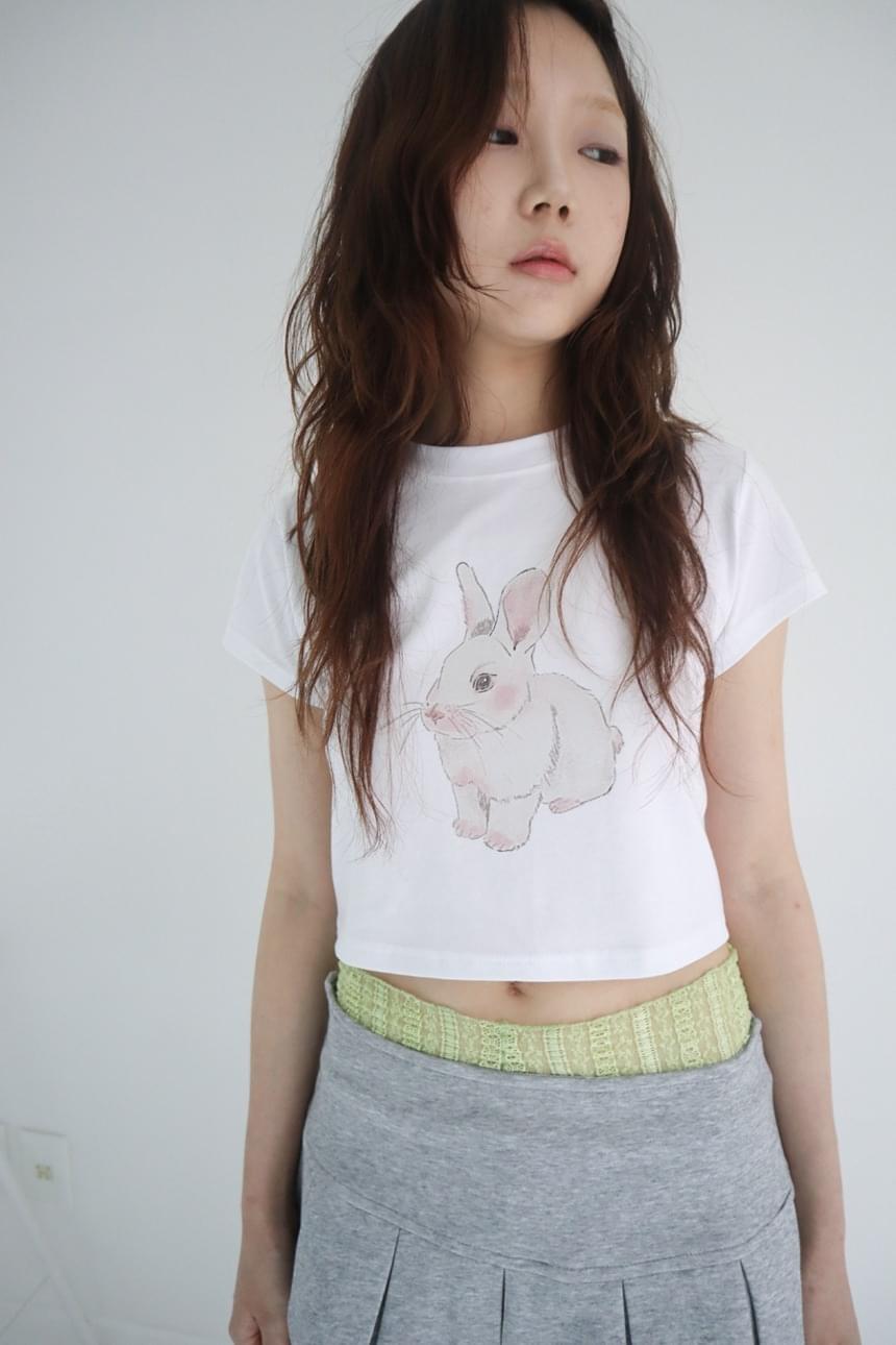bunny crop t-shirt