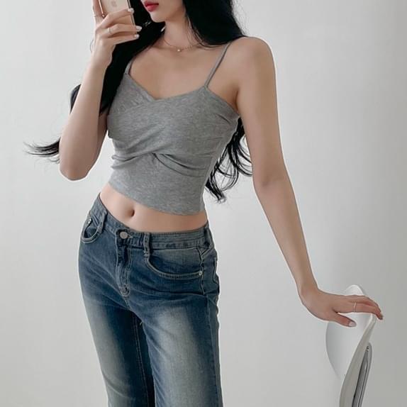 Gelala Lab Crop Strap Sleeveless T (Ships Today)