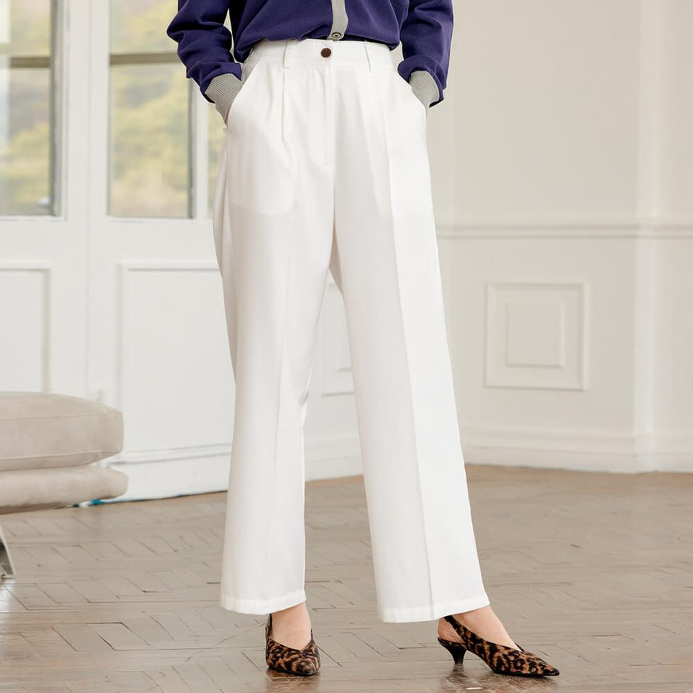 Basic pin tuck slacks