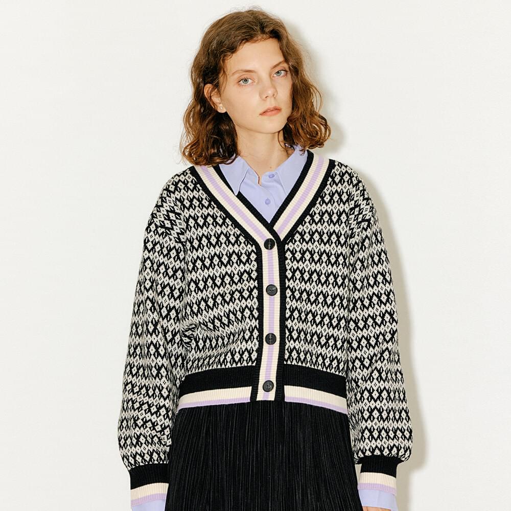 Vintage Argyle Cardigan