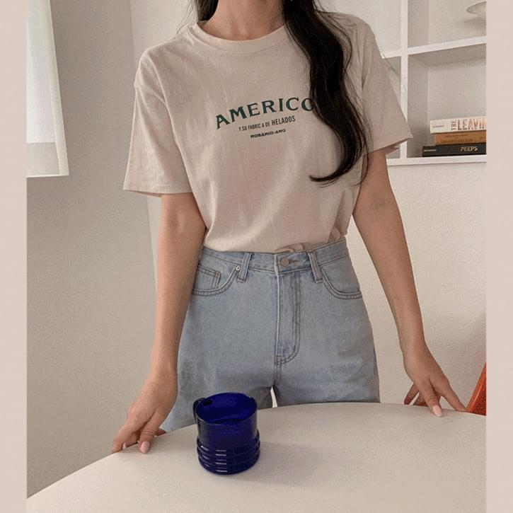 Americo Lettering Short Sleeve Tee