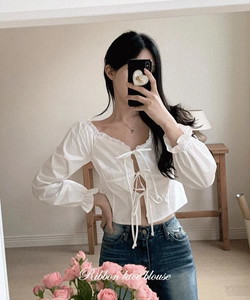 Ker ribbon lace blouse