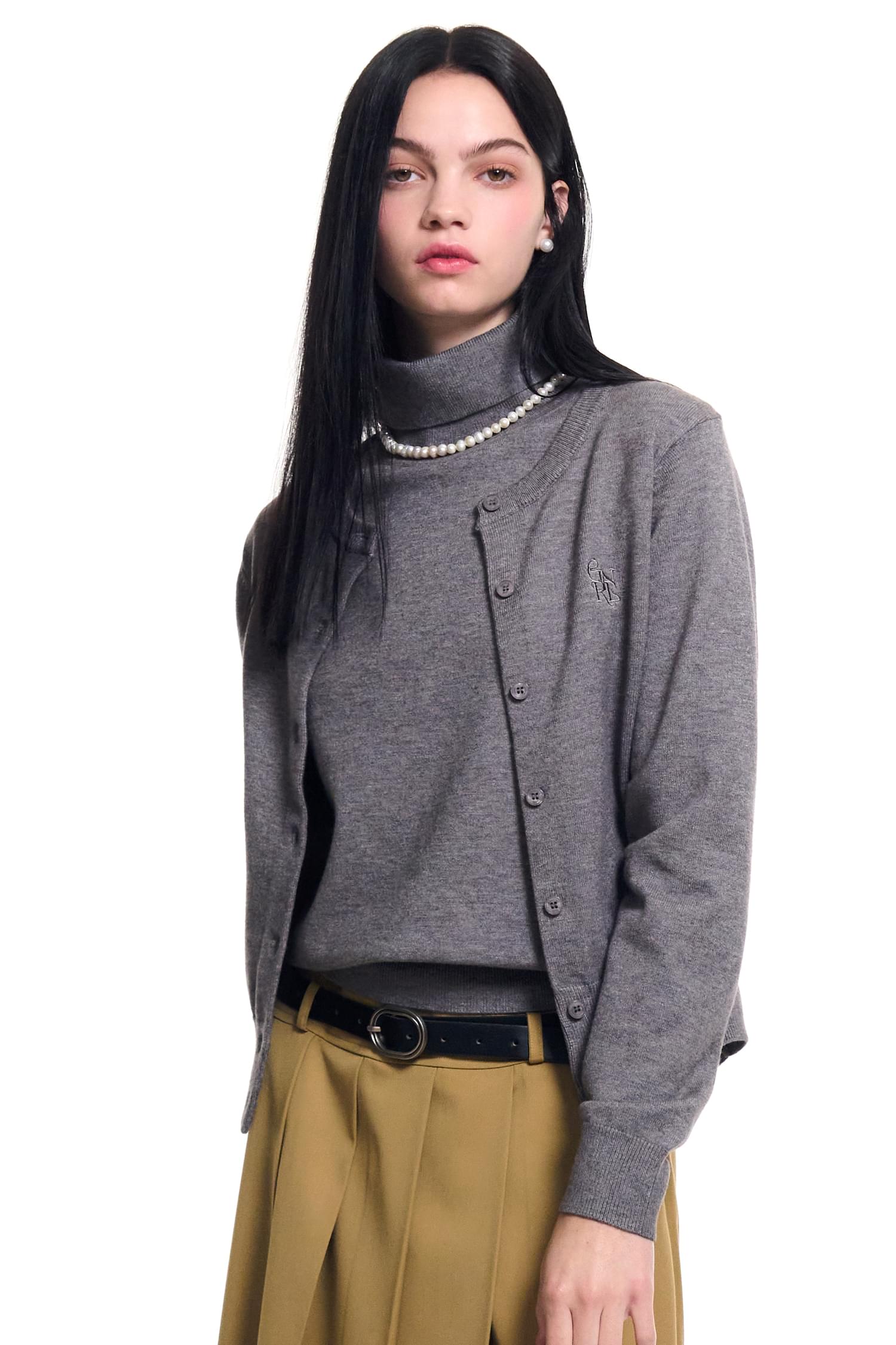 WOMAN New Classic Crew Neck Cardigan
