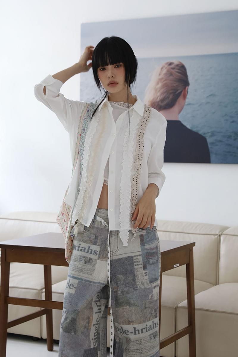 Vintage Patch Blouse