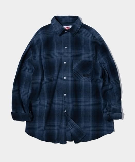 Unisex Tartan Check Pattern Boxy Overfit Cotton Shirt Series