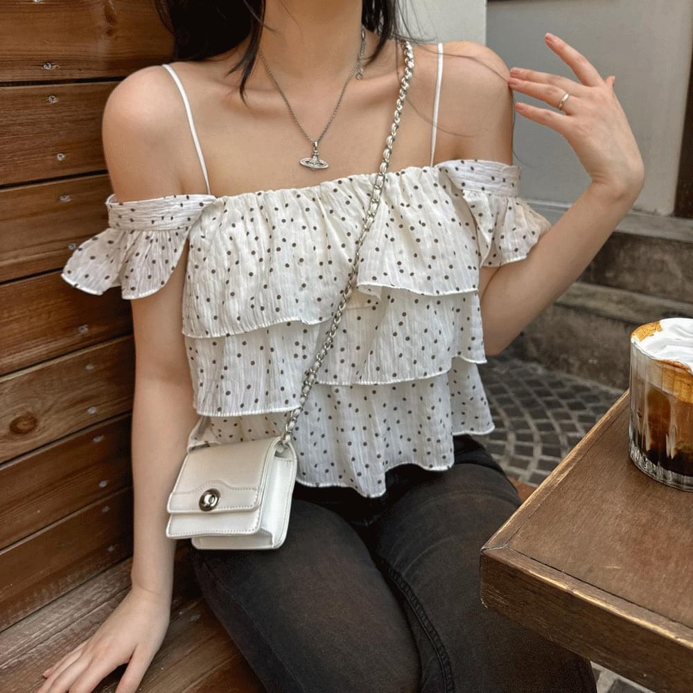 Small mini bag buckle chain square bag cross bag shoulder bag tote bag leather square simple basic case daily look date look 6COL 肩背包