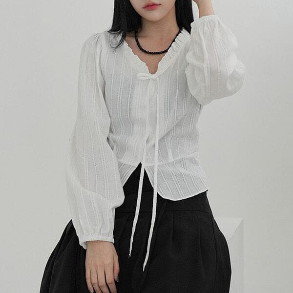 Coring Ribbon Blouse