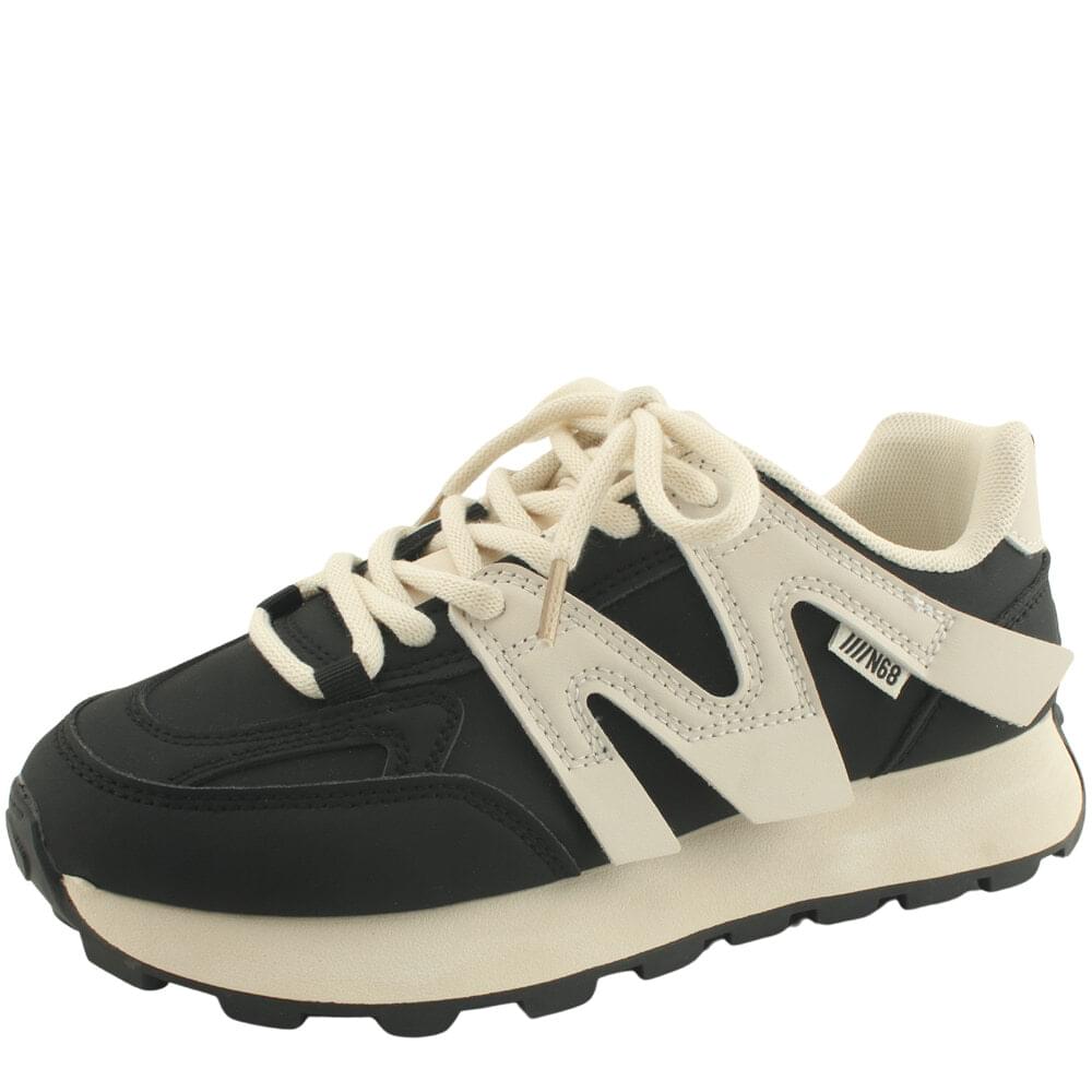 Casual Comfort Cushion Sneakers 5cm Black