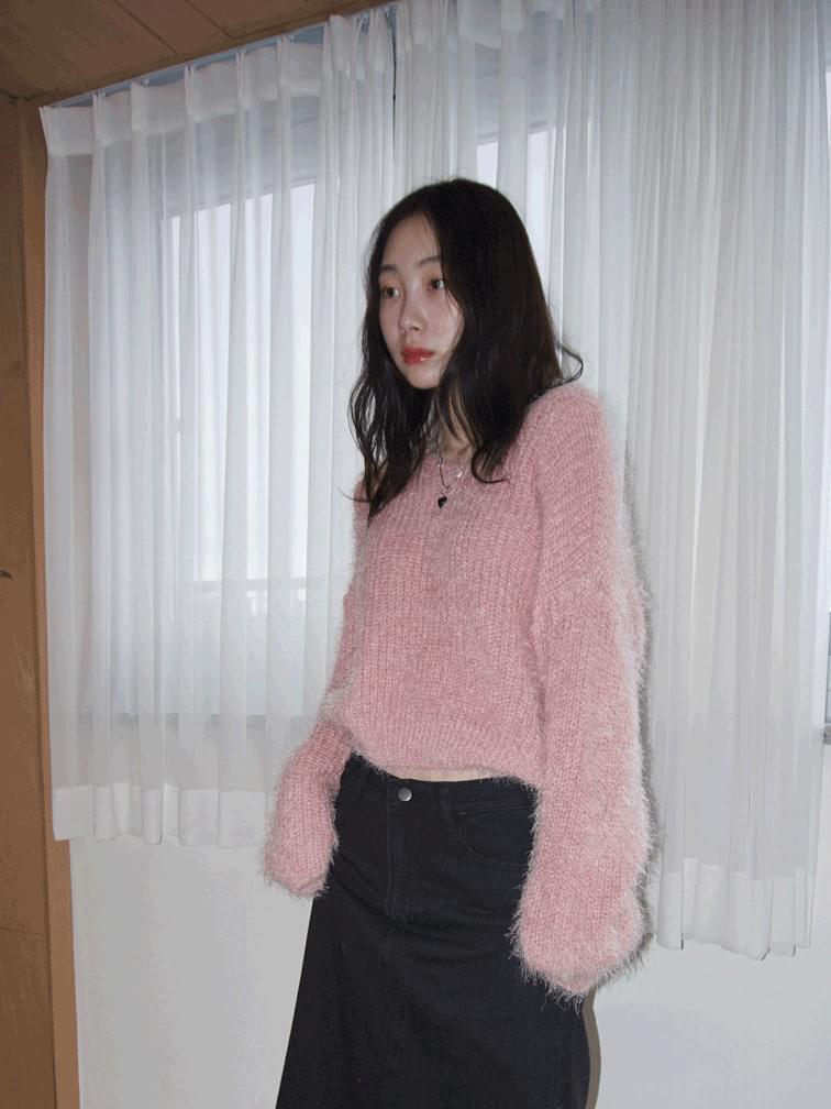 soft feather V knit (summer sale 10%)
