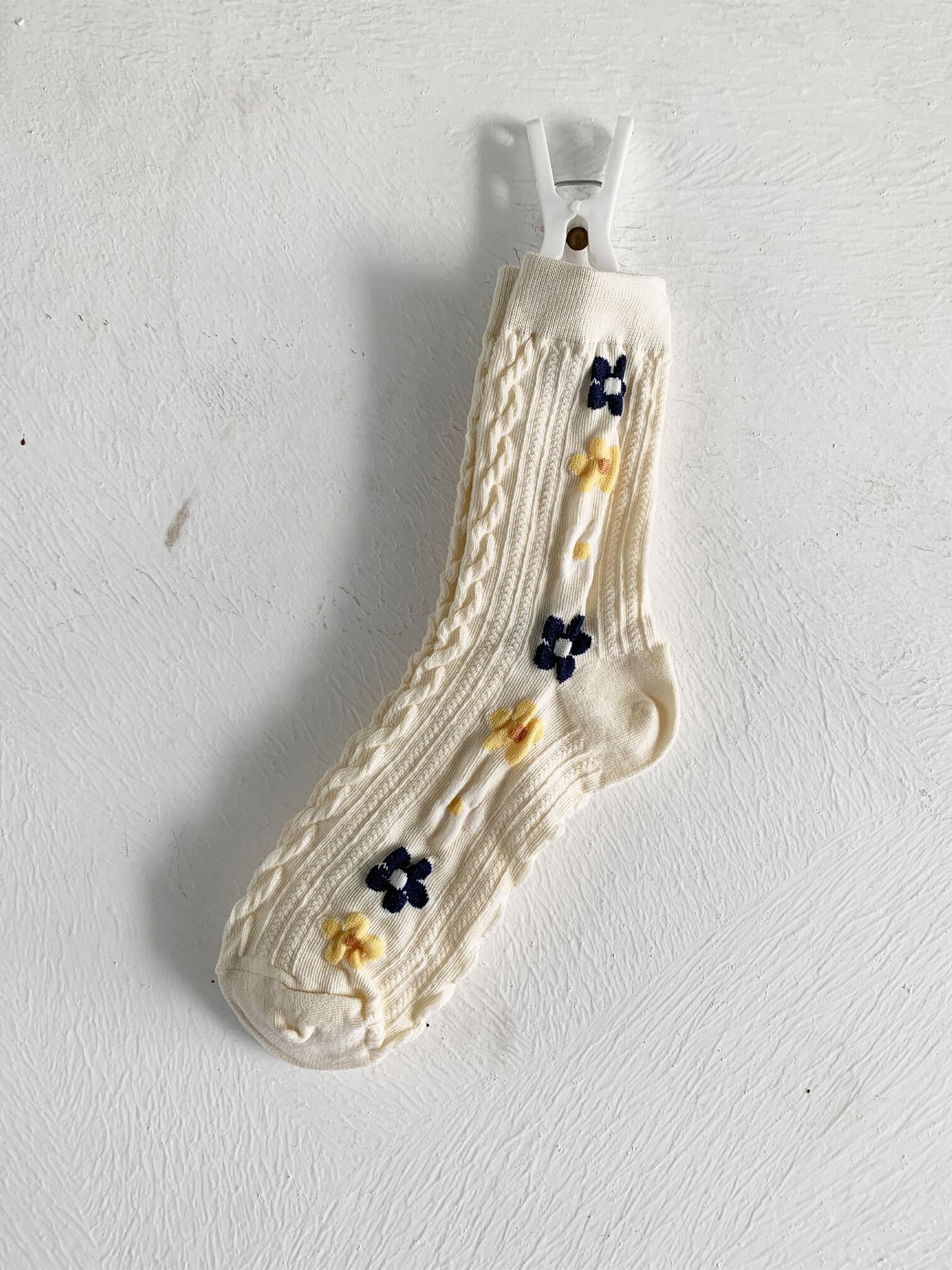 flower socks  (summer sale 10%)