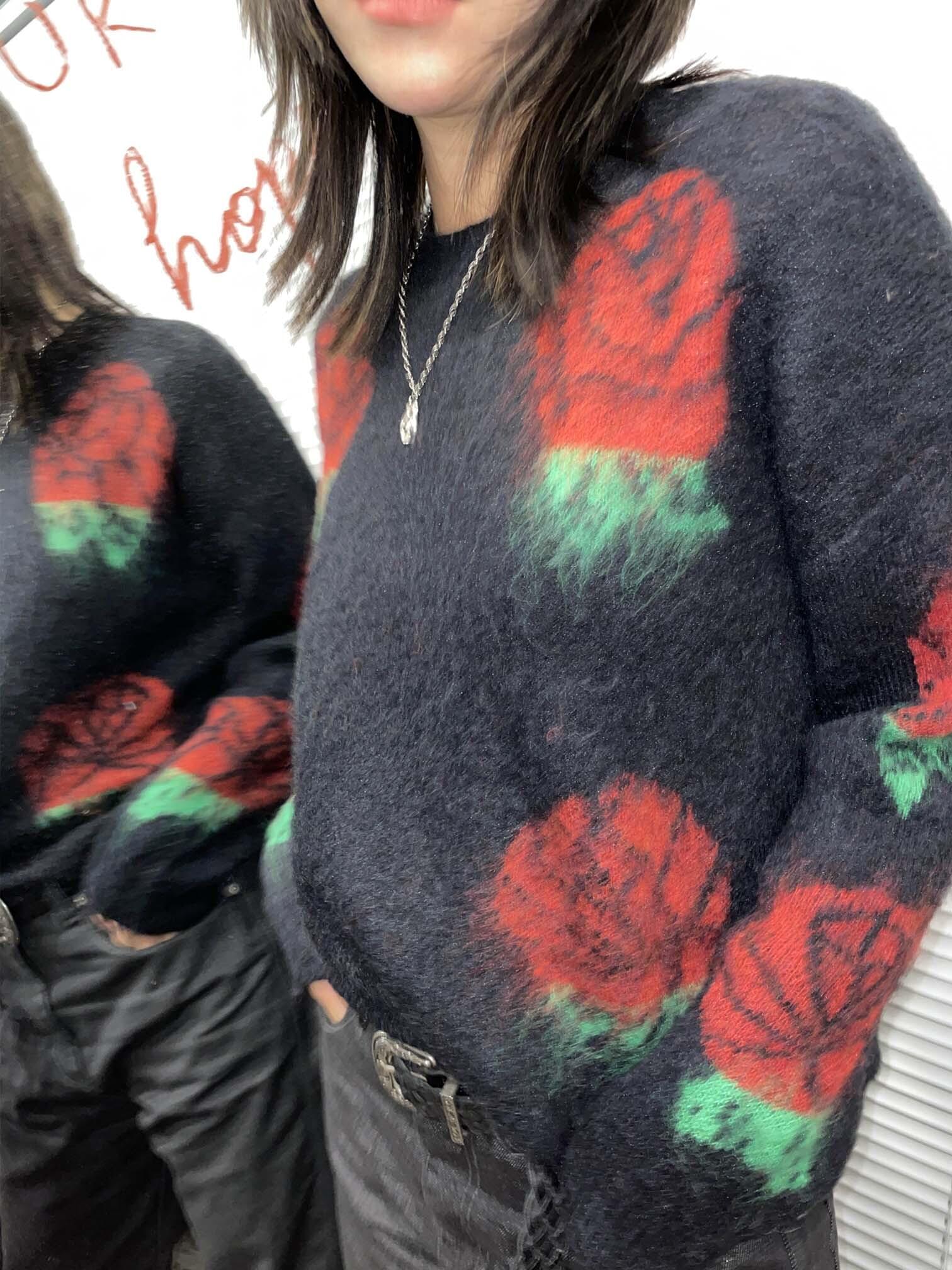 ever flower hair knit
