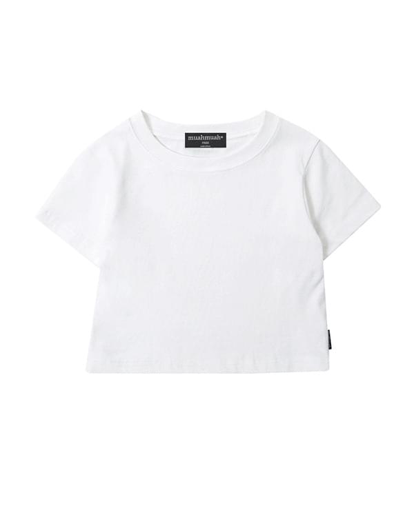 Slim Fit Cropped Short Sleeve T-Shirt