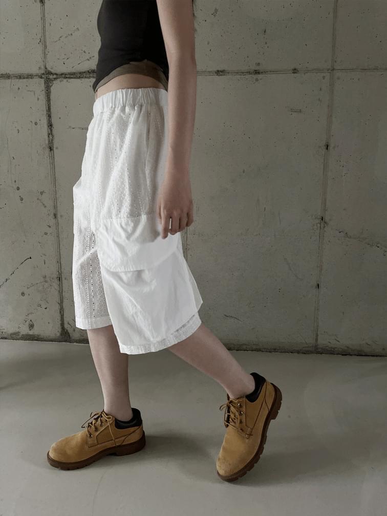 lace bermuda PT