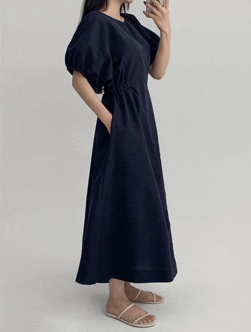 Utah Puff Long Dress - 2 Colors
